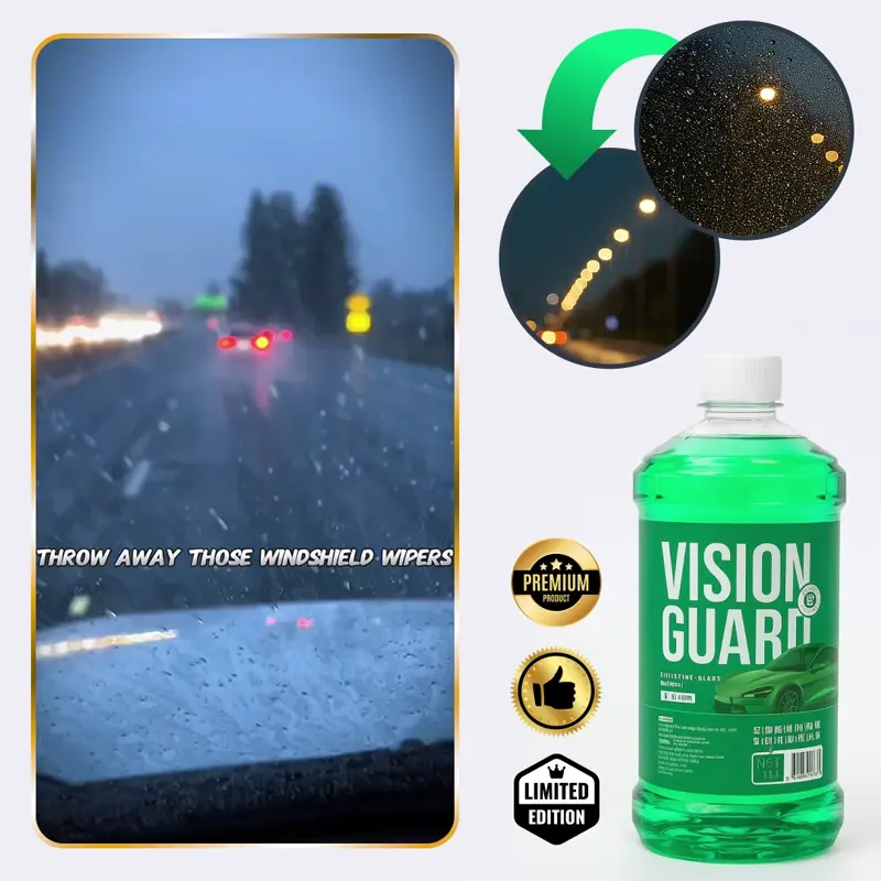 VisionGuard™ – Υδρόφοβη Προστασία για Παρμπρίζ