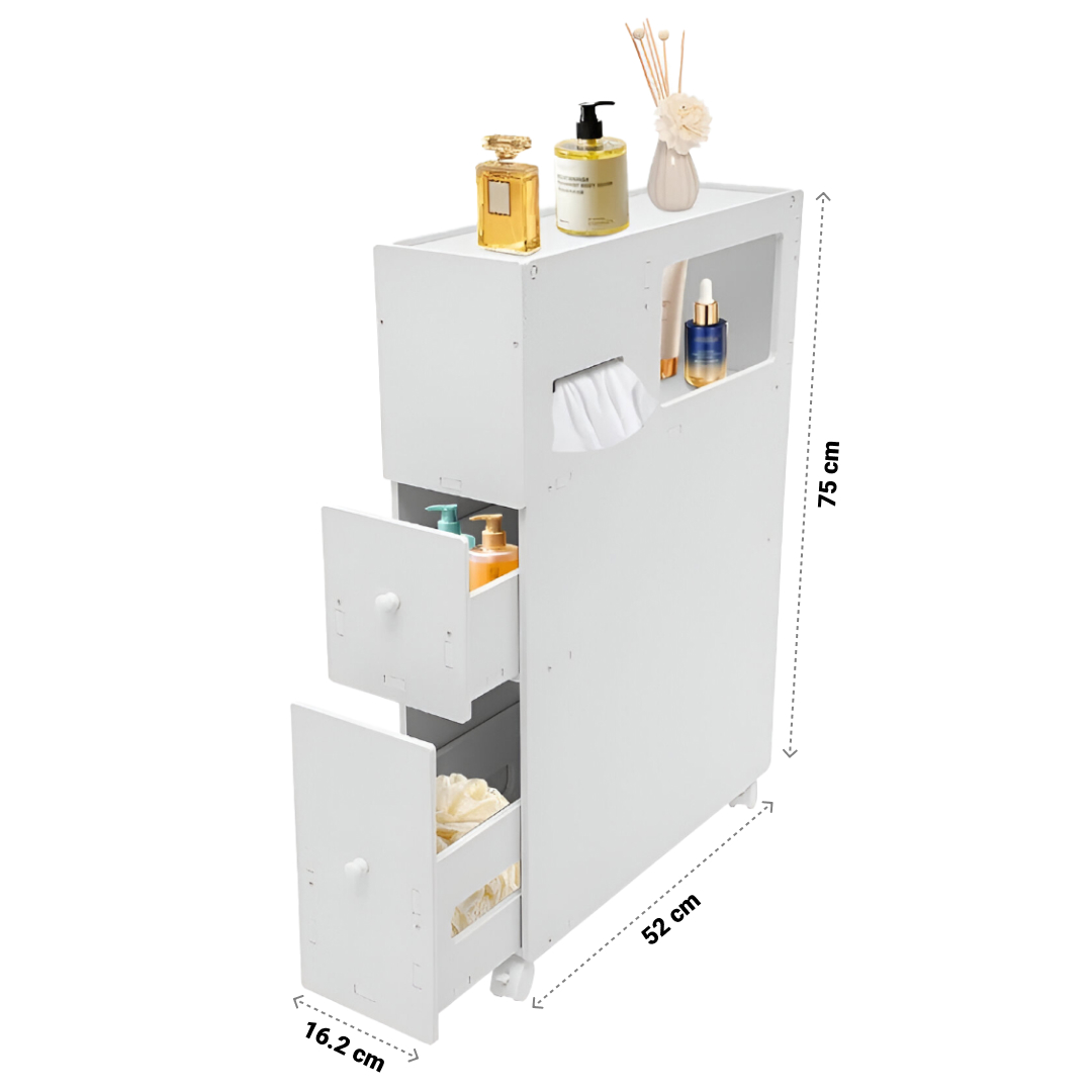 CornerEase™ - Λεπτή Γωνιακή Ντουλάπα για Μπάνιο - Image 6