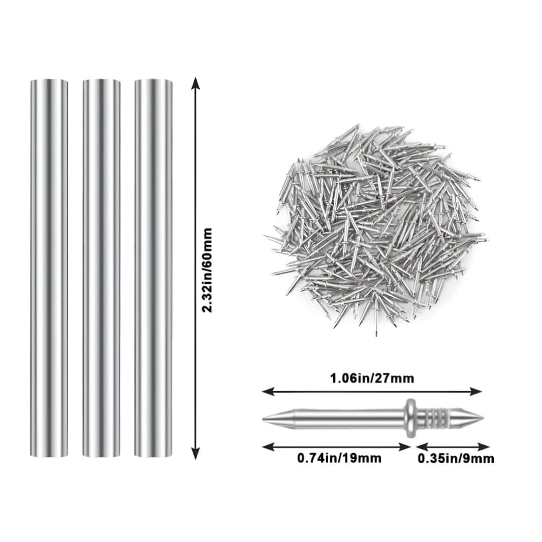 Naox™ - Σετ 500 διπλών καρφιών για σοβατεπί με εργαλεία - Image 5